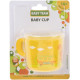 Children's cup Baby Team transparent 200 ml (6007_yellow)