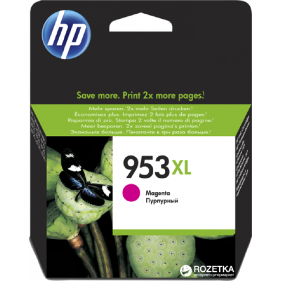 Картридж HP No.953XL Officejet Pro 8210/8710/8720/8725/8730 Magenta (F6U17AE)