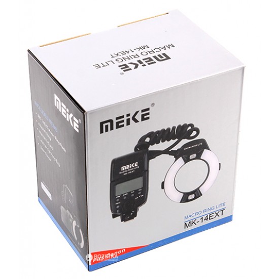  Кольцевая макровспышка Meike для Canon MK-14EXT (RT960125)