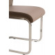 Chair Vetro Mebel S-110 Cappuccino-latte (S-110-cap-lat)