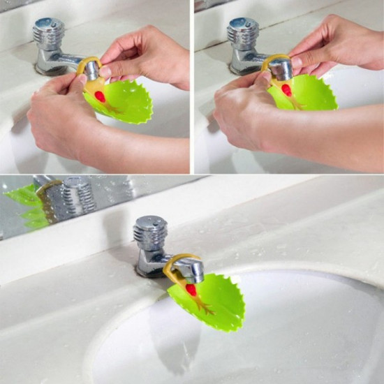 Faucet extension Leaf JOYREN Leag-R1 (8 * 11 * 6 cm) - light green