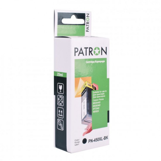  Картридж Patron CANON PGI-450XLBk (PN-450XL-BK) black