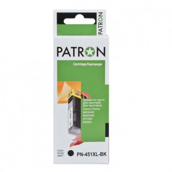  Картридж Patron CANON CLI-451XLBk (PN-451XL-BK) black