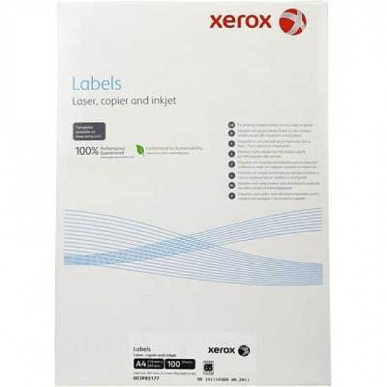 Paper XEROX A4 Mono Laser 65UP (rounded) 38.1x21.2mm (003R93177)