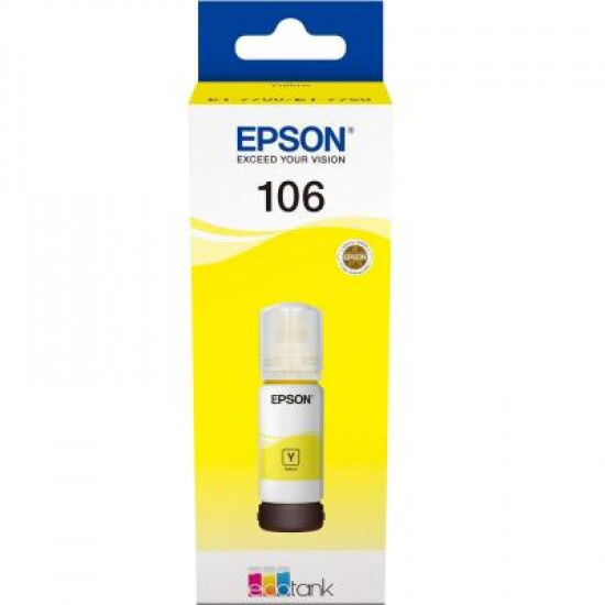 Контейнер із чорнилом Epson 106 yellow (C13T00R440)