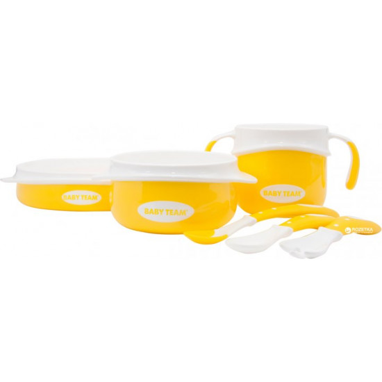 Baby Team Feeding Set Yellow (6090)