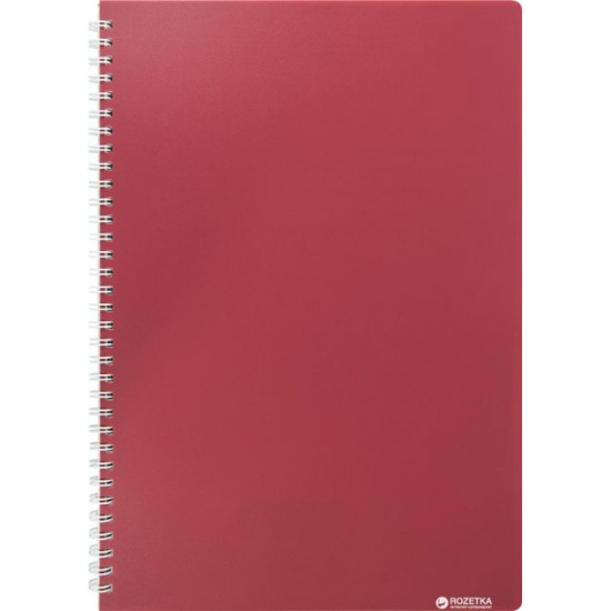 Notebook Buromax Classic A4 checkered 80 sheets Red (BM.2446-005)