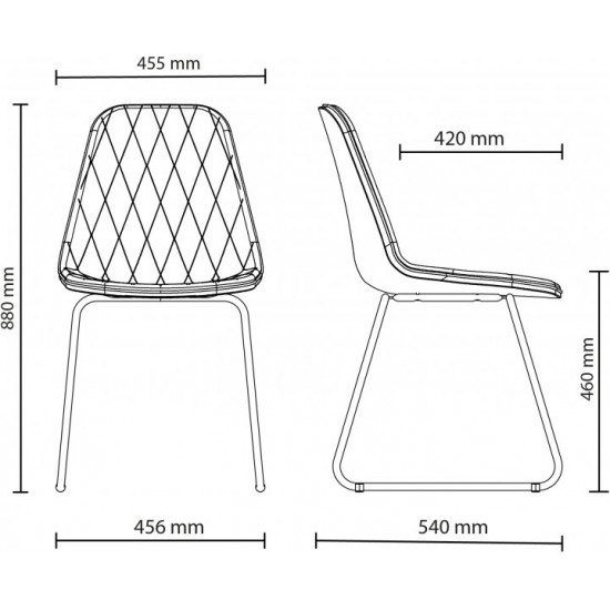  Стул Nowy Styl LIYA CFS ordf ANTR (BOX-1) ECO-70