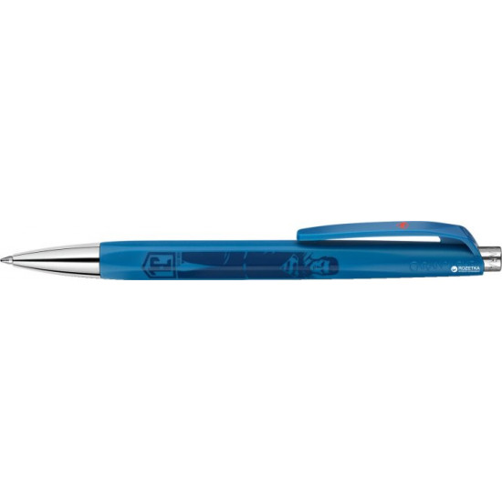 Ballpoint pen Caran d'Ache 888 Infinite Blue 0.7 mm Superman (7630002337625)