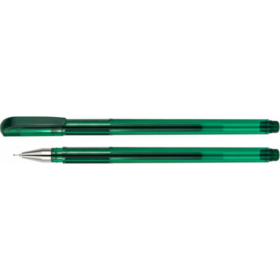 Set of gel pens Economix Turbo 0.5 mm Green 12 pcs (E11911-04)