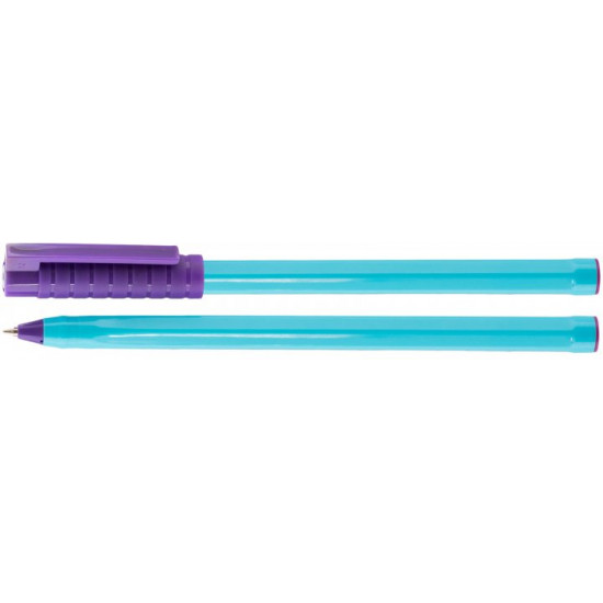 Set of ballpoint pens Optima Hype 0.7 mm Purple 50 pcs (O15690)