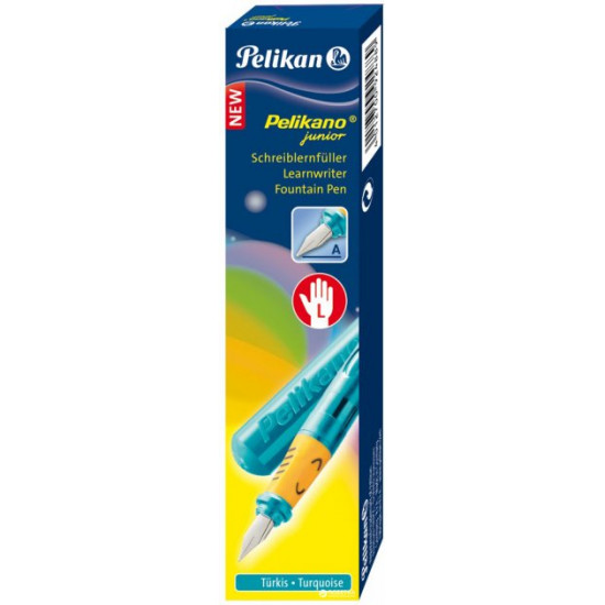 Ручка перова для шульги Pelikan Junior Turquoise Бірюзовий корпус (924894)