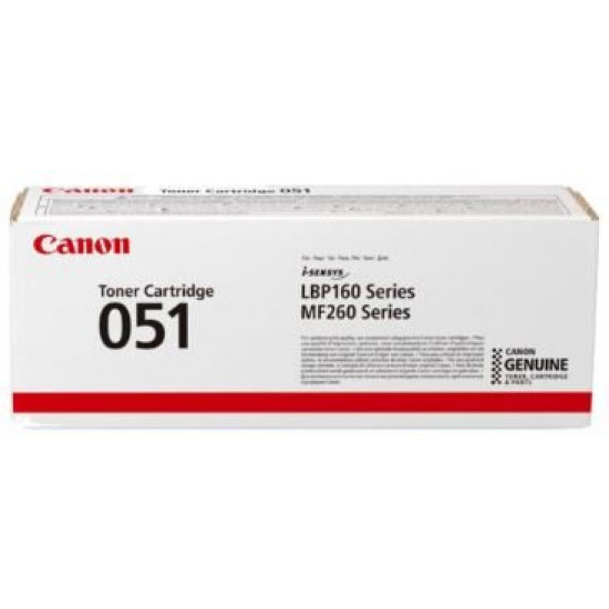 Картридж Canon 051 (LBP162dw/MF269dw/267dw/264dw) 1.7kpg Black (2168C002)