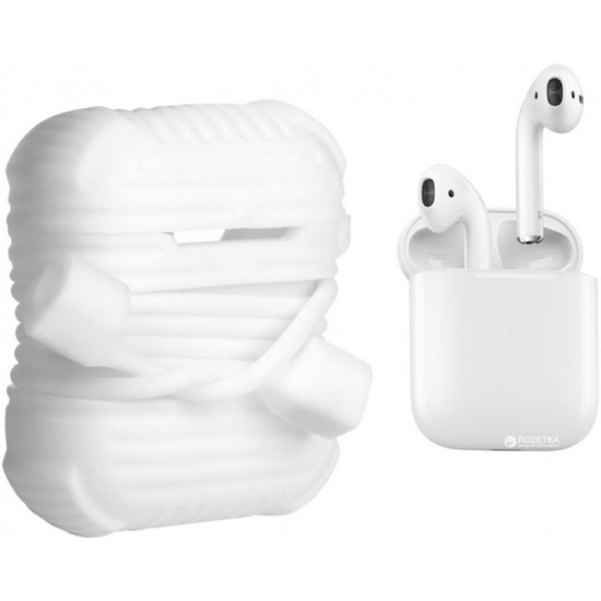 Armor i-Smile Case for Apple AirPods IPH1437 White (702329)