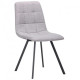 Dining chair for kitchen, living room, cafe Harlem steel black/fabric gray AMF