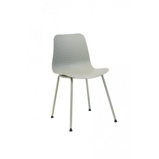 Dining chair for kitchen, cafe, bar metal / plastic P-02 Vetro Mebel Mint