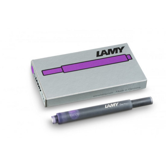 Set of Lamy T10 Purple ink cartridges (5 pcs.) (4014519057833)