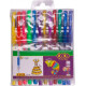 Set of gel pens 12 pcs ZiBi Neon-Glitter 12 colors (ZB.2204-99)