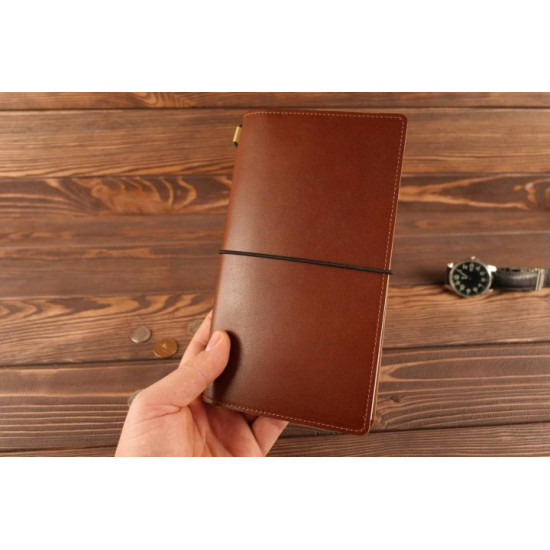 Notepad (brown smooth leather)