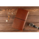 Notepad (brown smooth leather)