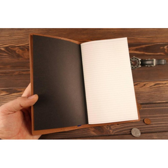 Notepad (brown smooth leather)