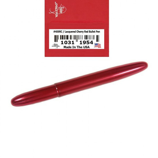 Fisher Space Pen Bullitt Red Cherry / 400RC (747609842708)