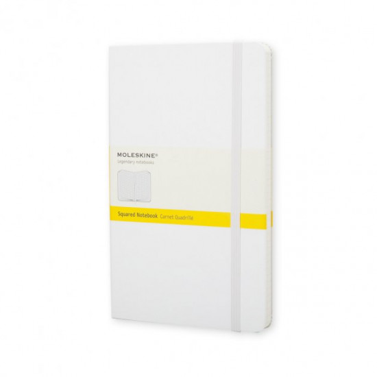 Блокнот Moleskine Classic Білий Кишеньковий 192 сторінки в Клітку (9х14 см) (9788866137184)