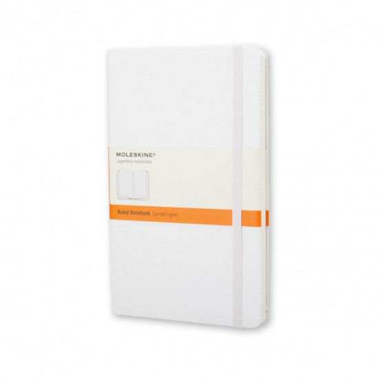 Блокнот Moleskine Classic Білий Кишеньковий 192 сторінки в Лінійку (9х14 см) (9788866137177)