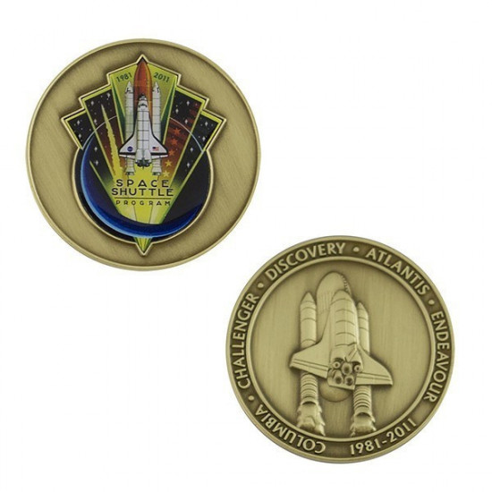 Fisher Space Pen Shuttle Commemorative Coin Issue / CH4-CES (747609831189)