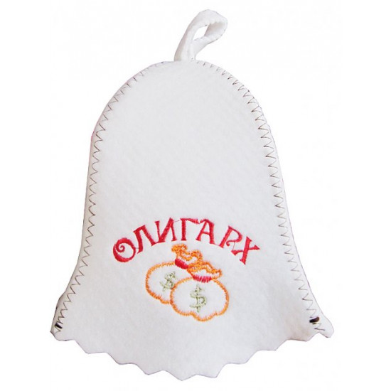 Hat for baths and saunas made of felt Oligarch KD000536