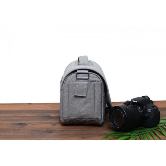 Shockproof photo bag Canon EOS + rain cover, gray (code: IBF038S)