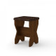 Kitchen stool Kompanit T 1 Walnut/Brown