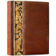 Leather bound A4 diary Scythians brown undated Maple 0241