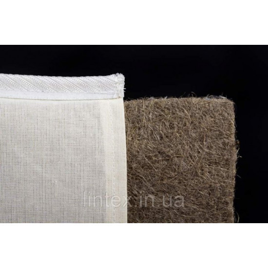 Linen mattress cover (cotton fabric), size 140x200 cm, cream