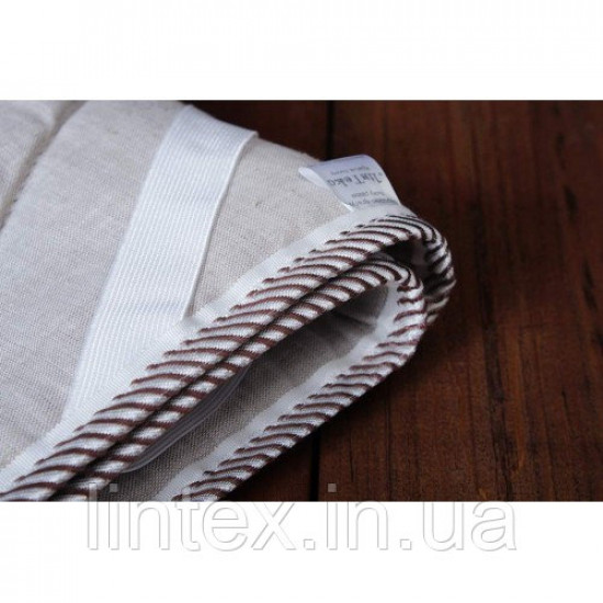 Linen mattress cover (linen fabric) size 120x190 cm, gray