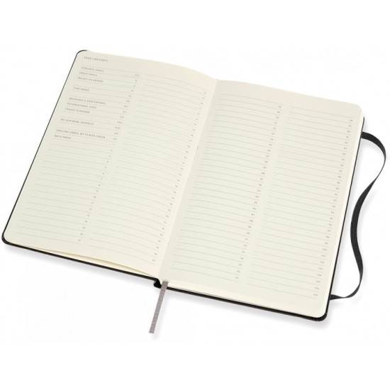 Notebook Undated Moleskine PRO 13 x 21 cm 240 pages Black (8058647620756)