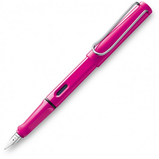 Ручка чорнильна Lamy Safari Рожева F/Чорнила T10 Сині (4014519281610)