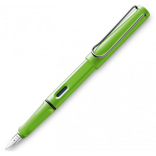 Ручка чорнильна Lamy Safari Зелена F/Чорнила T10 Сині (4014519661559)