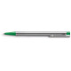 Ballpoint pen Lamy Logo Chrome Green button/Refill M16 1 mm Blue (4014519271444)