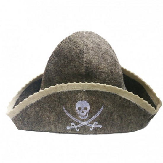 Bath and sauna hat Unomag Pirate natural wool