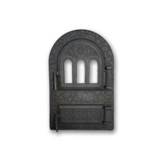 Twin arched door with thermal glass Bulat Mikulin (530x330 mm.)