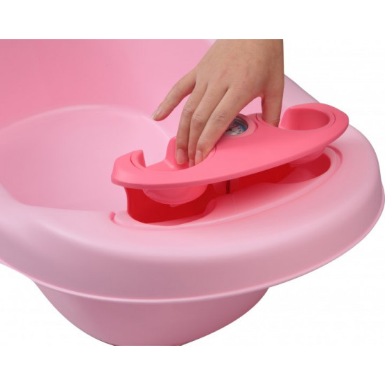 Bath with thermometer Babyhood Dolphin Pink (BH-314P) (6923149603359)