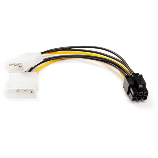  Кабель Atcom 6pin to 2molex 15 см (16185)