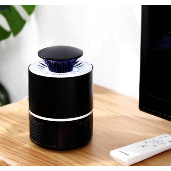 Пастка для комарів 5 Вт USB Mosquito Killer Lamp Лампа знищувач комах Black