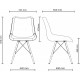 Chair Nowy Styl NICOLE ordf 4LX ALU (BOX-1) SORO-23