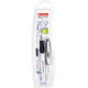 Left-handed fountain pen Herlitz My.pen White-Black Blue White body (10999795)