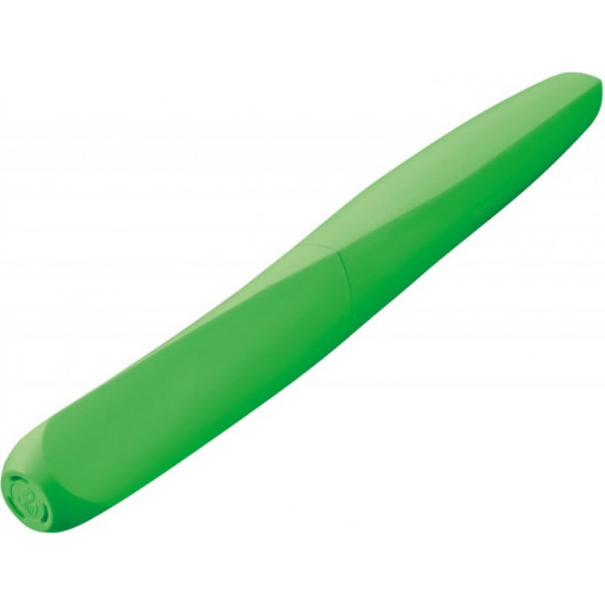 Ручка перова Pelikan Twist Neon Green стирається Синя Салатовий корпус (807258)