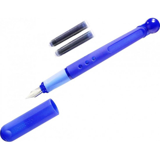 Fountain pen for left-handed Herlitz Tornado L Blue Blue body (8621377B)