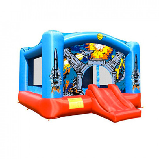 Children's inflatable play center Happy Hop inflatable trampoline Star Wars with pump (bat_9212)