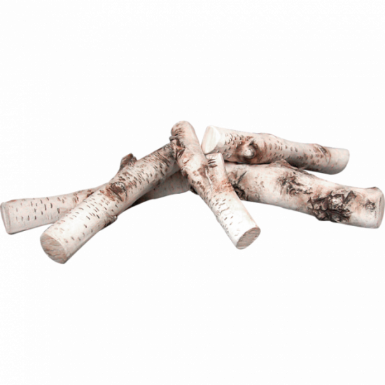 Ceramic firewood Kratki (birch)